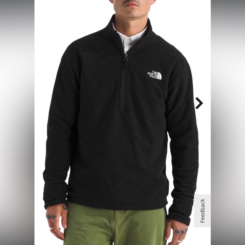 North face fleece quarter zip